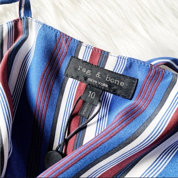 Rag & Bone Felix Striped Silk Jumpsuit - Picture 12 of 16